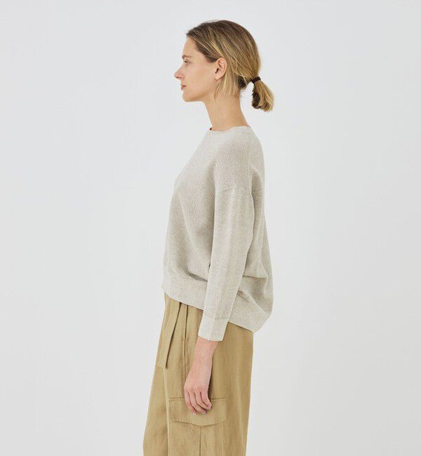 GALERIE VIE「【WEB先行予約】ドライカノコ クルーネックプルオーバー」|ニット・セーター|