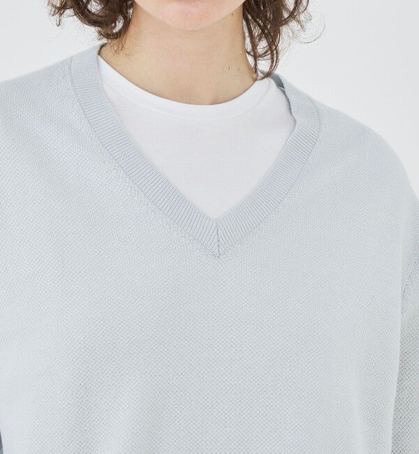 GALERIE VIE「【WEB先行予約】ドライカノコ Vネックプルオーバー」|ニット・セーター|
