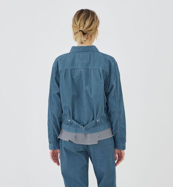 GALERIE VIE「【WEB先行予約】ライトコーデュロイ プリーテッドジャケット」|ブルゾン・スタジャン|