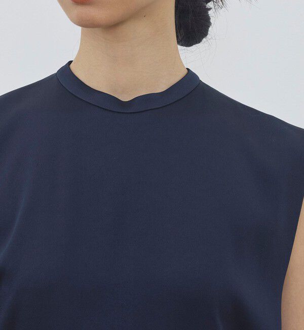 DES PRES「【WEB先行予約】サテンジョーゼット ハイウエストオールインワン」|オールインワン|