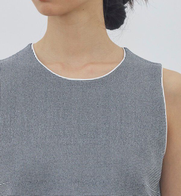 DES PRES「【WEB先行予約】 ストレッチダブルジャカード パイピングプルオーバー」|ニット・セーター|