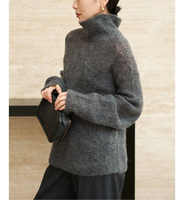 Plage「《追加》ALPACA MIX BUTTON ニット 2」|ニット・セーター|