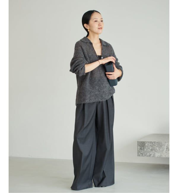 Plage「《追加》ALPACA MIX BUTTON ニット 2」|ニット・セーター|