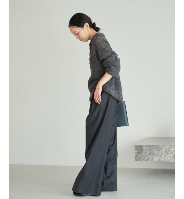 Plage「《追加》ALPACA MIX BUTTON ニット 2」|ニット・セーター|