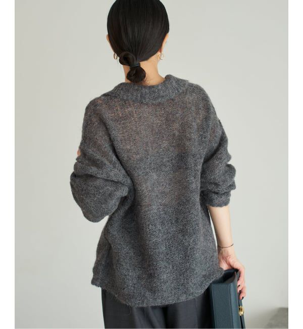 Plage「《追加》ALPACA MIX BUTTON ニット 2」|ニット・セーター|