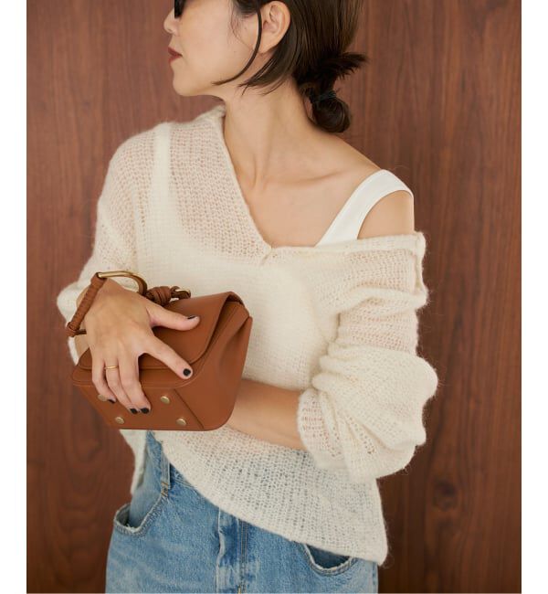 Plage「《追加》ALPACA MIX BUTTON ニット 2」|ニット・セーター|