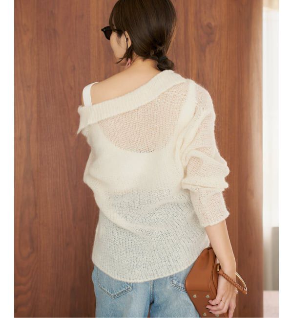 Plage「《追加》ALPACA MIX BUTTON ニット 2」|ニット・セーター|