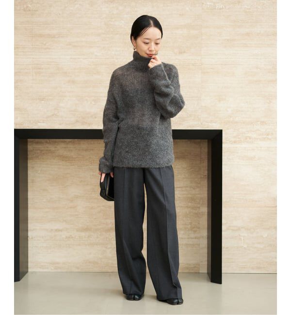 Plage「《追加》ALPACA MIX BUTTON ニット 2」|ニット・セーター|