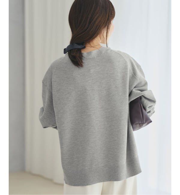 Plage「《WEB限定追加予約》sweat kn nuance カーディガン」|カーディガン|