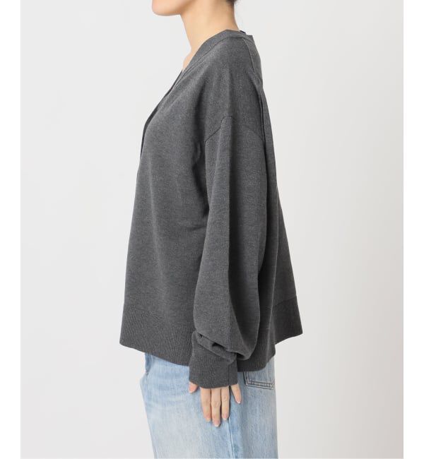 Plage「《WEB限定追加予約》sweat kn nuance カーディガン」|カーディガン|