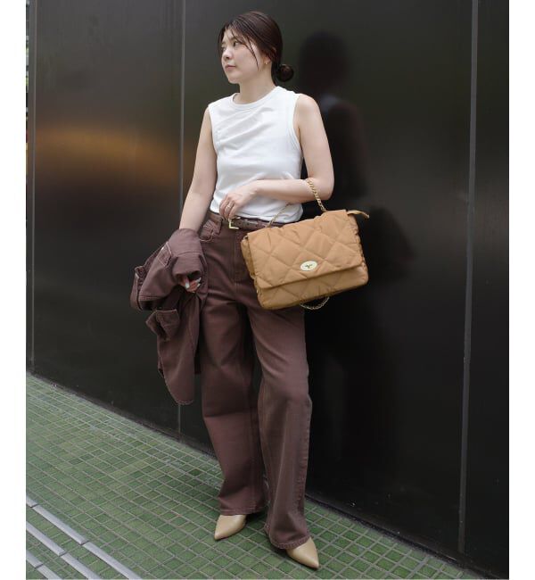 SLOBE IENA「OUTDOOR/アウトドア SLOBE別注 キルティンクショルダーバッグ」|ショルダー・メッセンジャー|