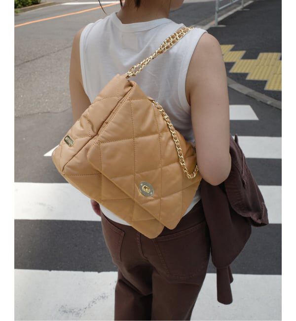 SLOBE IENA「OUTDOOR/アウトドア SLOBE別注 キルティンクショルダーバッグ」|ショルダー・メッセンジャー|