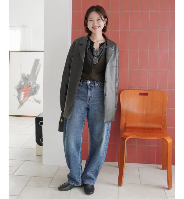 SLOBE IENA「Levi&rsquo;s/リーバイス SLOBE別注 BAGGY DAD BARREL デニムパンツ」|デニム|