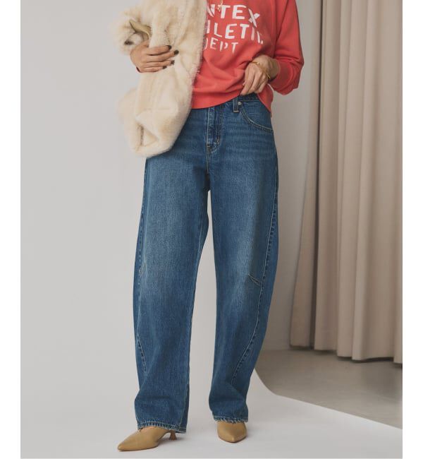 SLOBE IENA「Levi&rsquo;s/リーバイス SLOBE別注 BAGGY DAD BARREL デニムパンツ」|デニム|