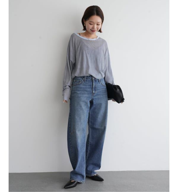 SLOBE IENA「Levi&rsquo;s/リーバイス SLOBE別注 BAGGY DAD BARREL デニムパンツ」|デニム|
