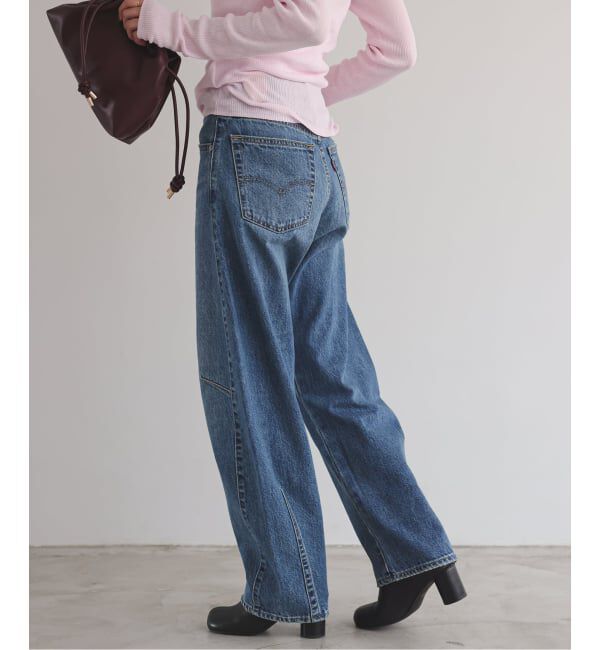 SLOBE IENA「Levi&rsquo;s/リーバイス SLOBE別注 BAGGY DAD BARREL デニムパンツ」|デニム|