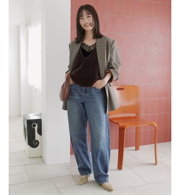 SLOBE IENA「Levi&rsquo;s/リーバイス SLOBE別注 BAGGY DAD BARREL デニムパンツ」|デニム|