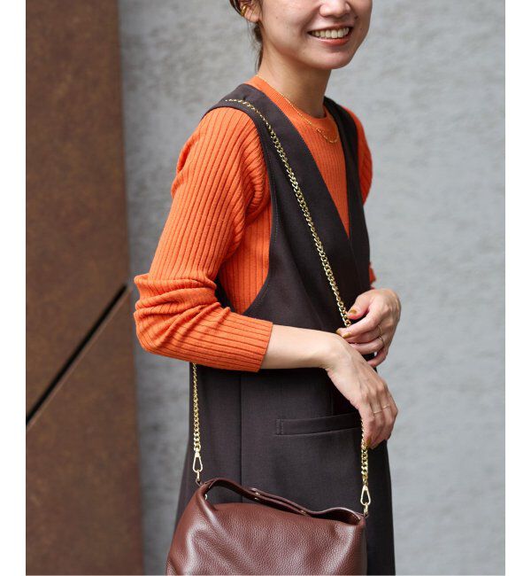 JOURNAL STANDARD relume「ウォッシャブルレーヨンリブクルーネックプルオーバー」|ニット・セーター|