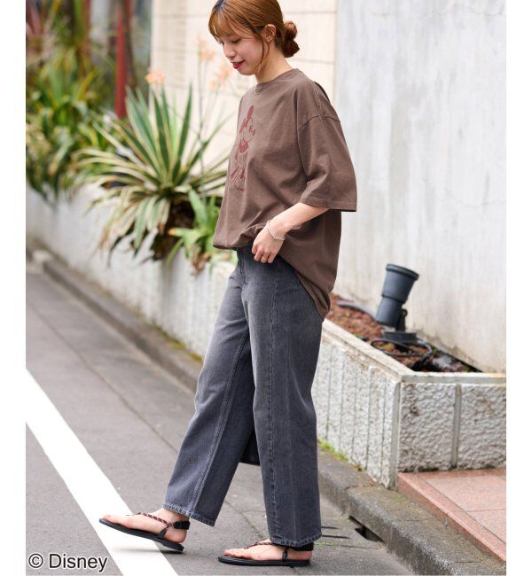 JOURNAL STANDARD relume「【GOOD ROCK SPEED】＜MICKEY MOUSE＞フロッキープリントTシャツ」|Tシャツ・カットソー|