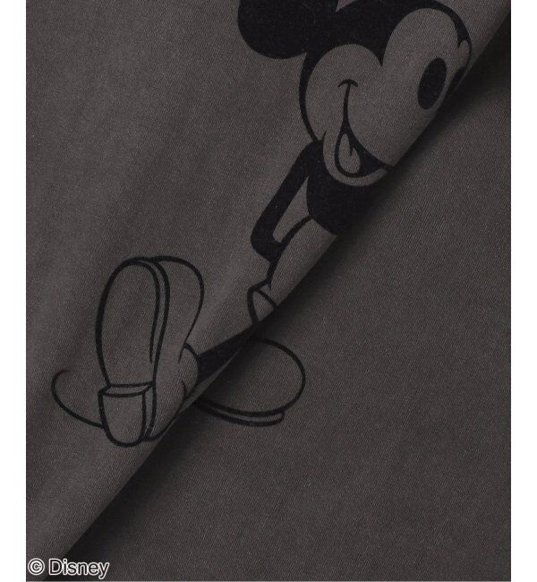 JOURNAL STANDARD relume「【GOOD ROCK SPEED】＜MICKEY MOUSE＞フロッキープリントTシャツ」|Tシャツ・カットソー|