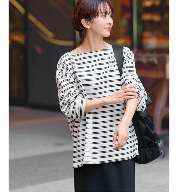 JOURNAL STANDARD relume「バスクボーダープルオーバー」|Tシャツ・カットソー|ナチュラル