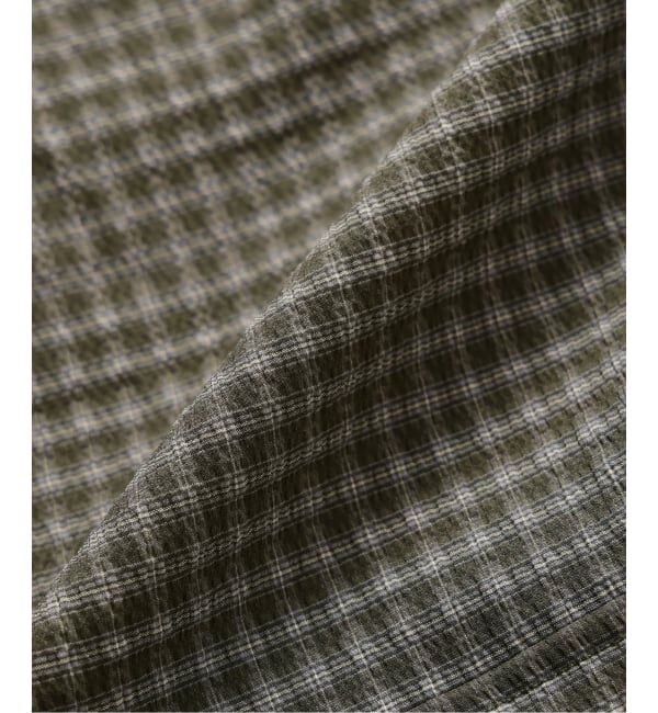 JOURNAL STANDARD relume「ストレッチ サッカー ミニ チェック 半袖 シャツ」|シャツ・ブラウス|