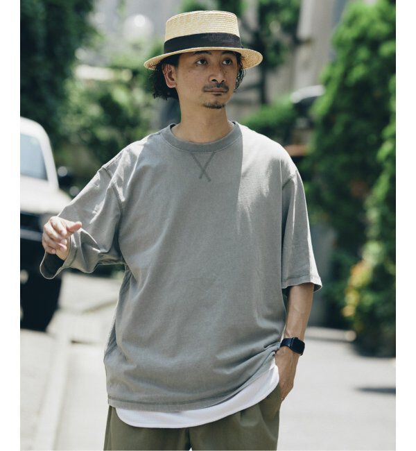 JOURNAL STANDARD relume「【60's】ヴィンテージ ピグメント フェード Tシャツ」|Tシャツ・カットソー|カーキ