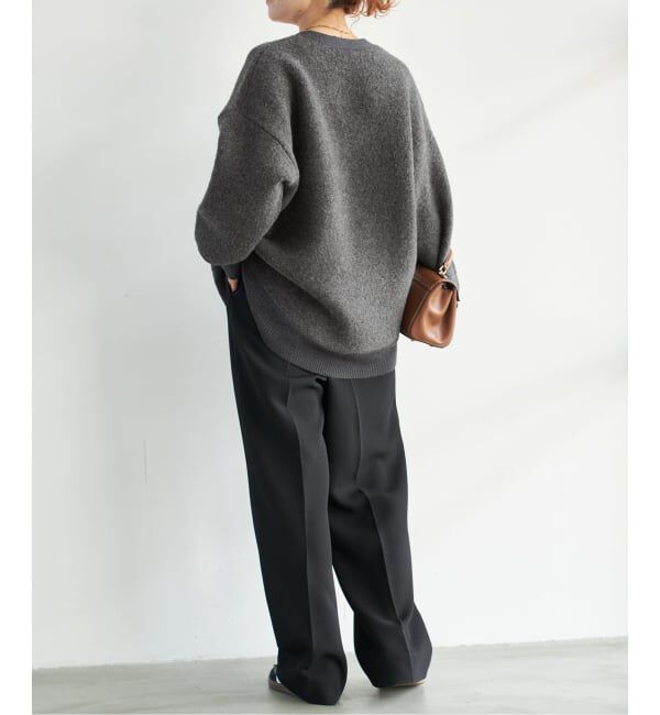 Spick and Span「《追加》ブークレダブルフェイスカーディガン」|カーディガン|