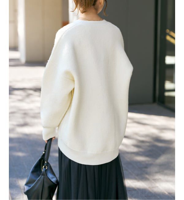 Spick and Span「《追加》ブークレダブルフェイスカーディガン」|カーディガン|