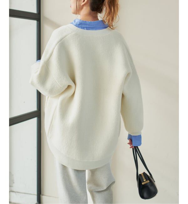 Spick and Span「《追加》ブークレダブルフェイスカーディガン」|カーディガン|