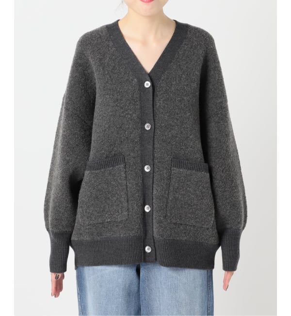 Spick and Span「《追加》ブークレダブルフェイスカーディガン」|カーディガン|