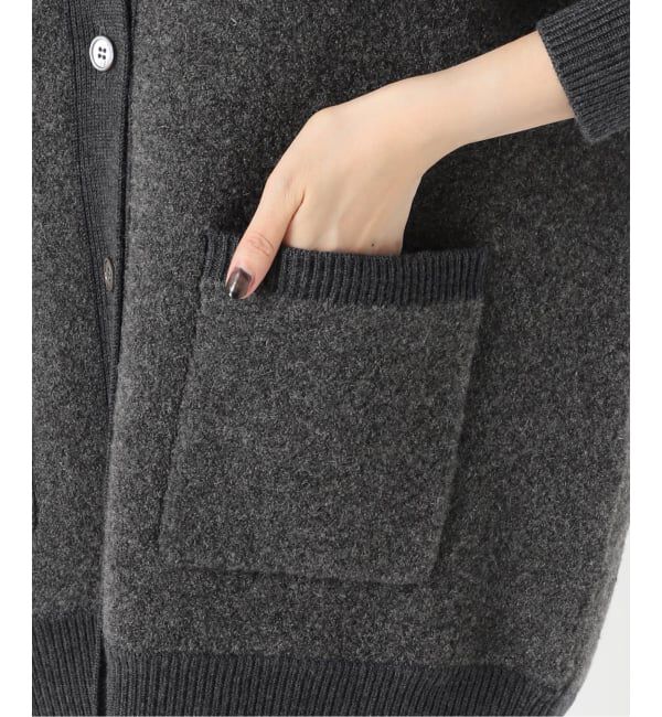 Spick and Span「《追加》ブークレダブルフェイスカーディガン」|カーディガン|