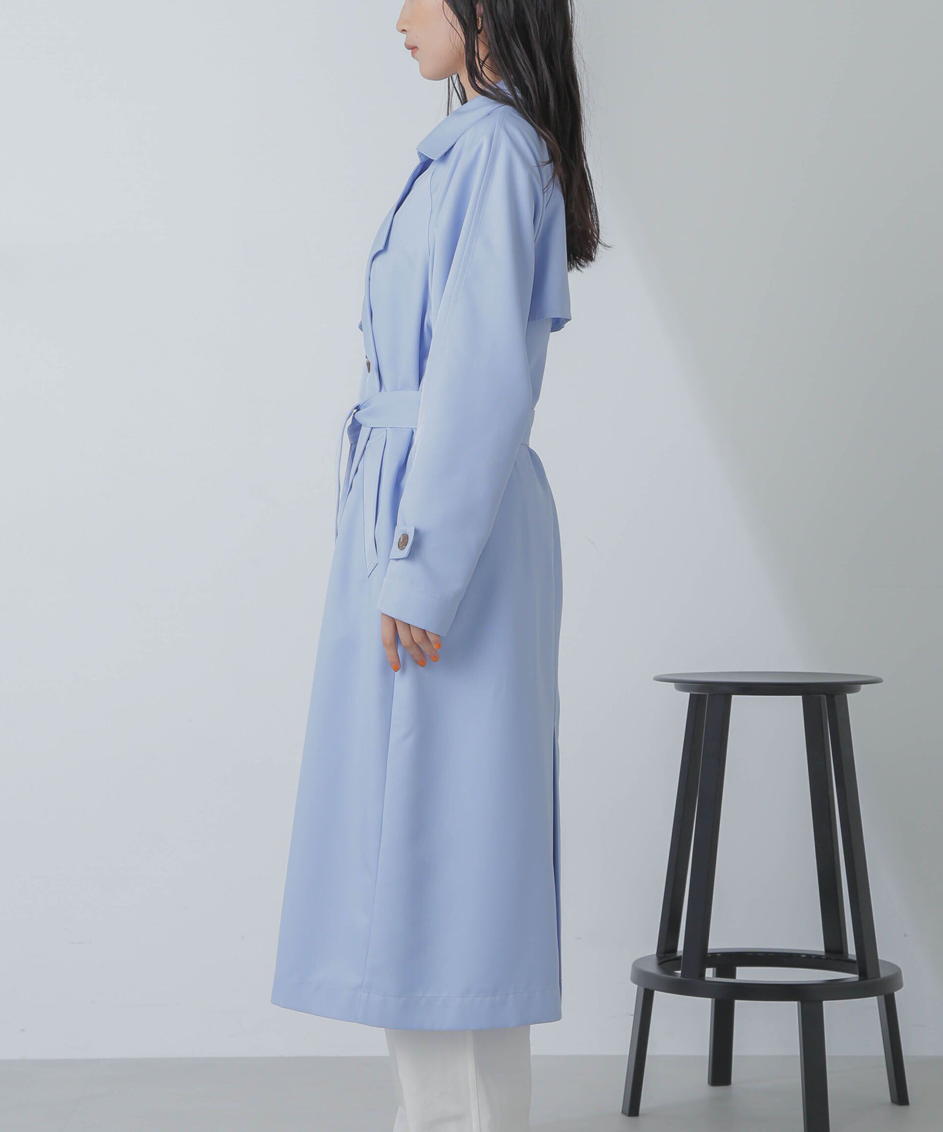 nano･universe「撥水＆花粉ガード加工ドルマンソフトトレンチコート」|トレンチコート|