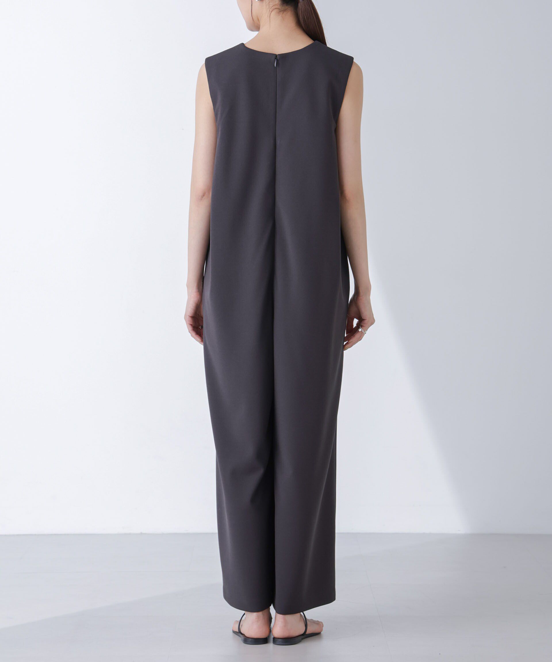 nano･universe「AtPARK＆DAILYWEAR/カットジョーゼットサロペ」|ワンピース|