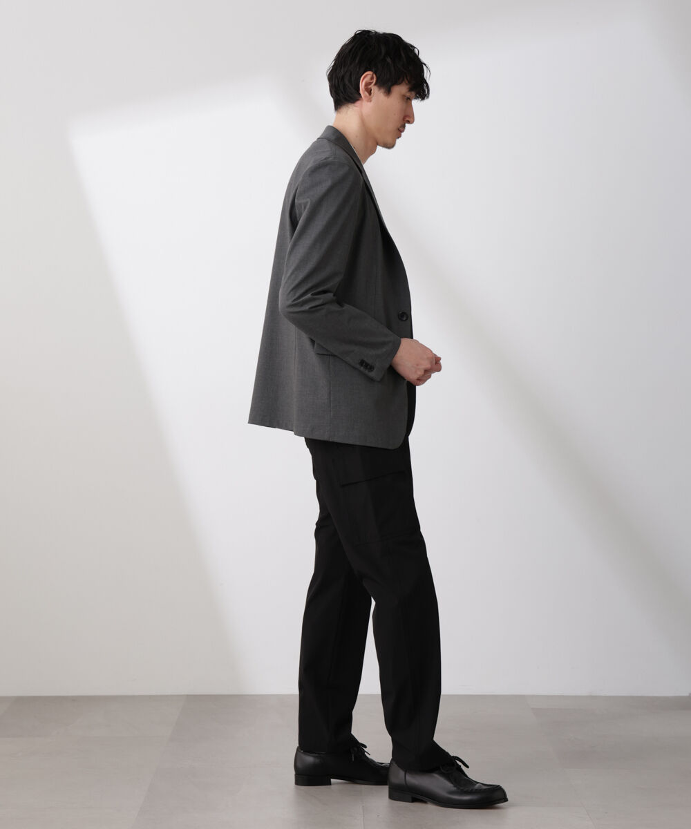 nano･universe「「N trousers」スリムストレッチ カーゴパンツ」|チノ|