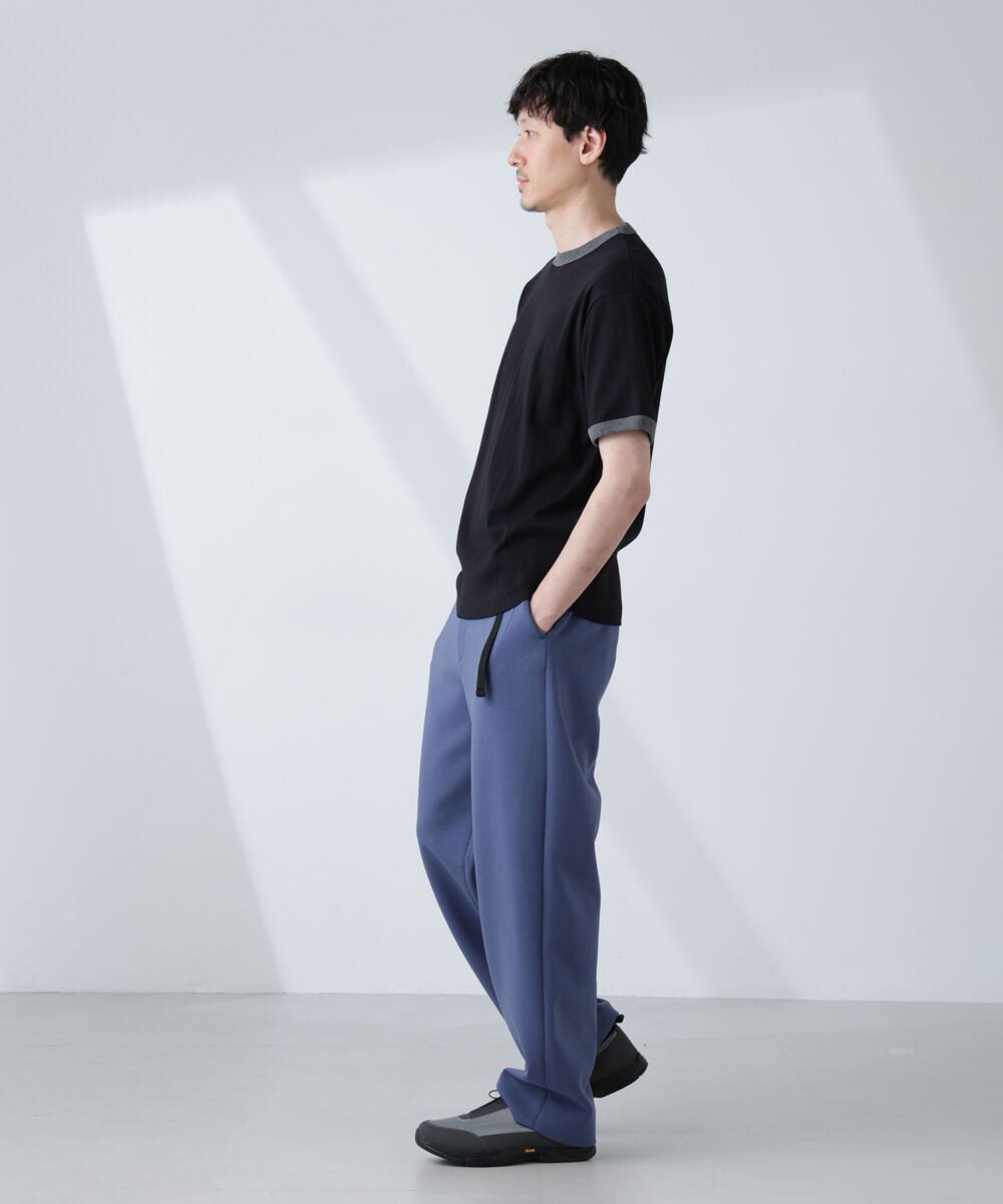 nano･universe「「NJ/CLUB」 針抜きリンガーTシャツ」|Tシャツ・カットソー|