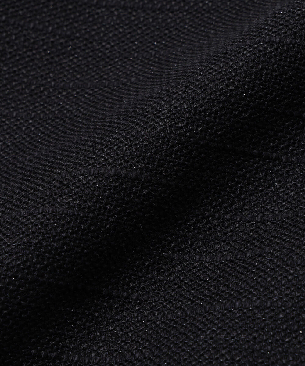 nano･universe「スラブラメ ノーカラージャケット」|テーラードジャケット|