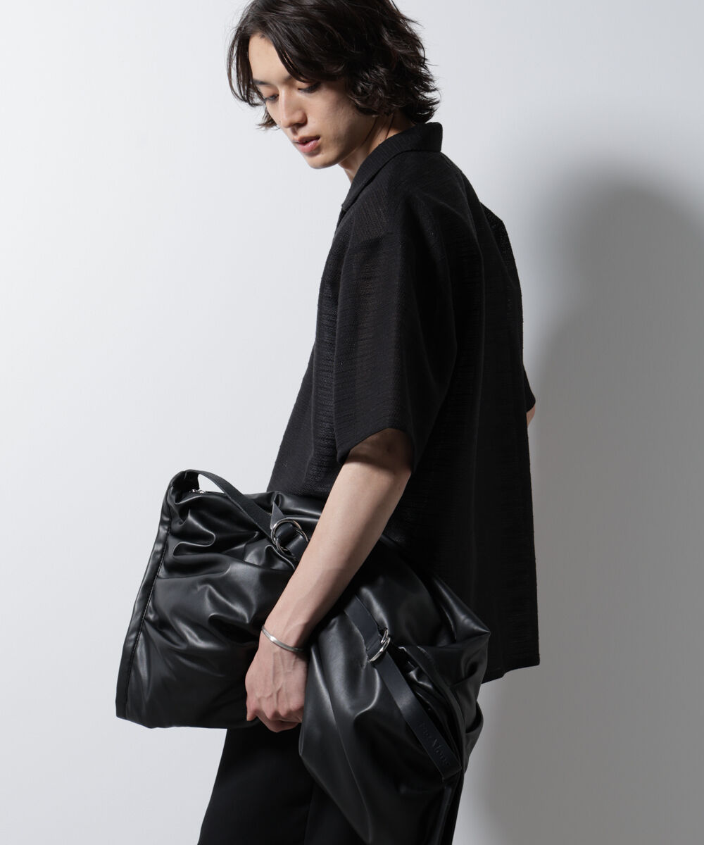 nano･universe「スラブラメ オープンカラーシャツ」|シャツ・ブラウス|