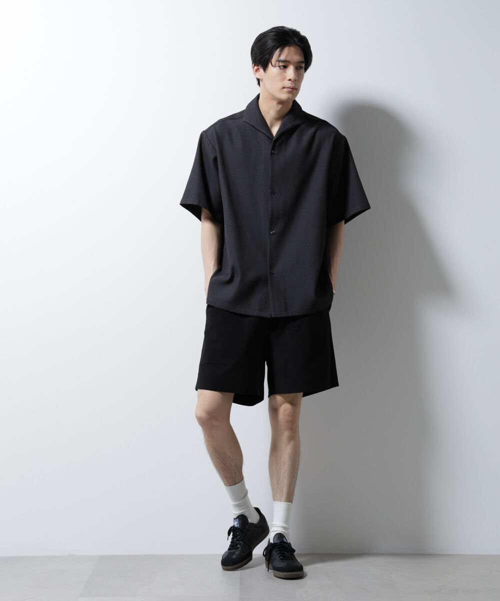 nano･universe「「MC」coveross(R)ツイル調 冷感プレーティング天竺ショーツ」|チノ|