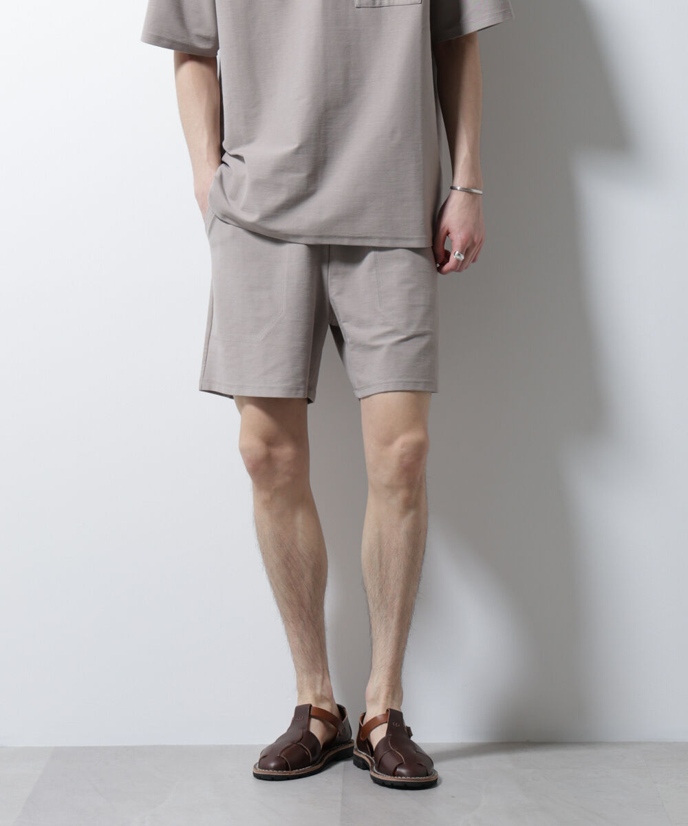 nano･universe「「MC」coveross(R)ツイル調 冷感プレーティング天竺ショーツ」|チノ|