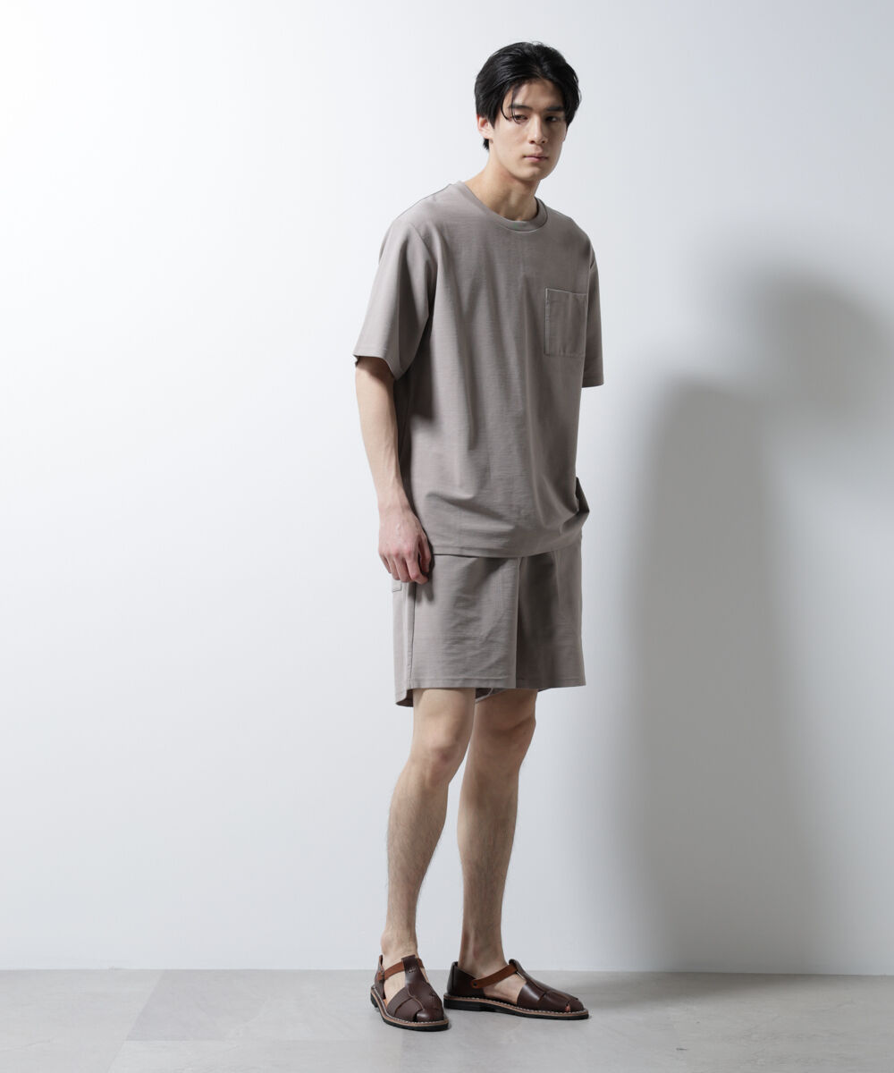 nano･universe「「MC」coveross(R)ツイル調 冷感プレーティング天竺ショーツ」|チノ|