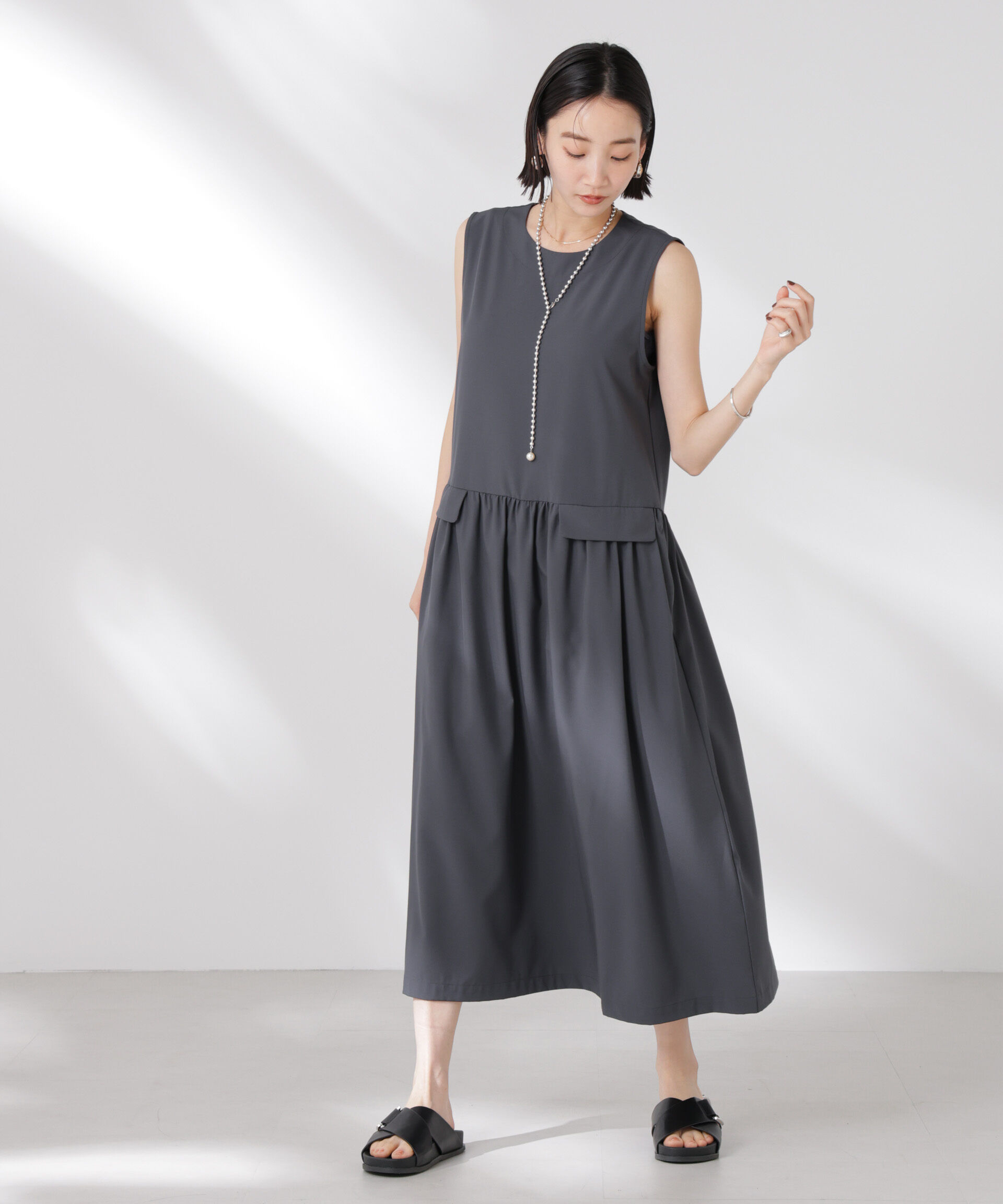 nano･universe「ウェスト切り替えワンピース」|ワンピース|