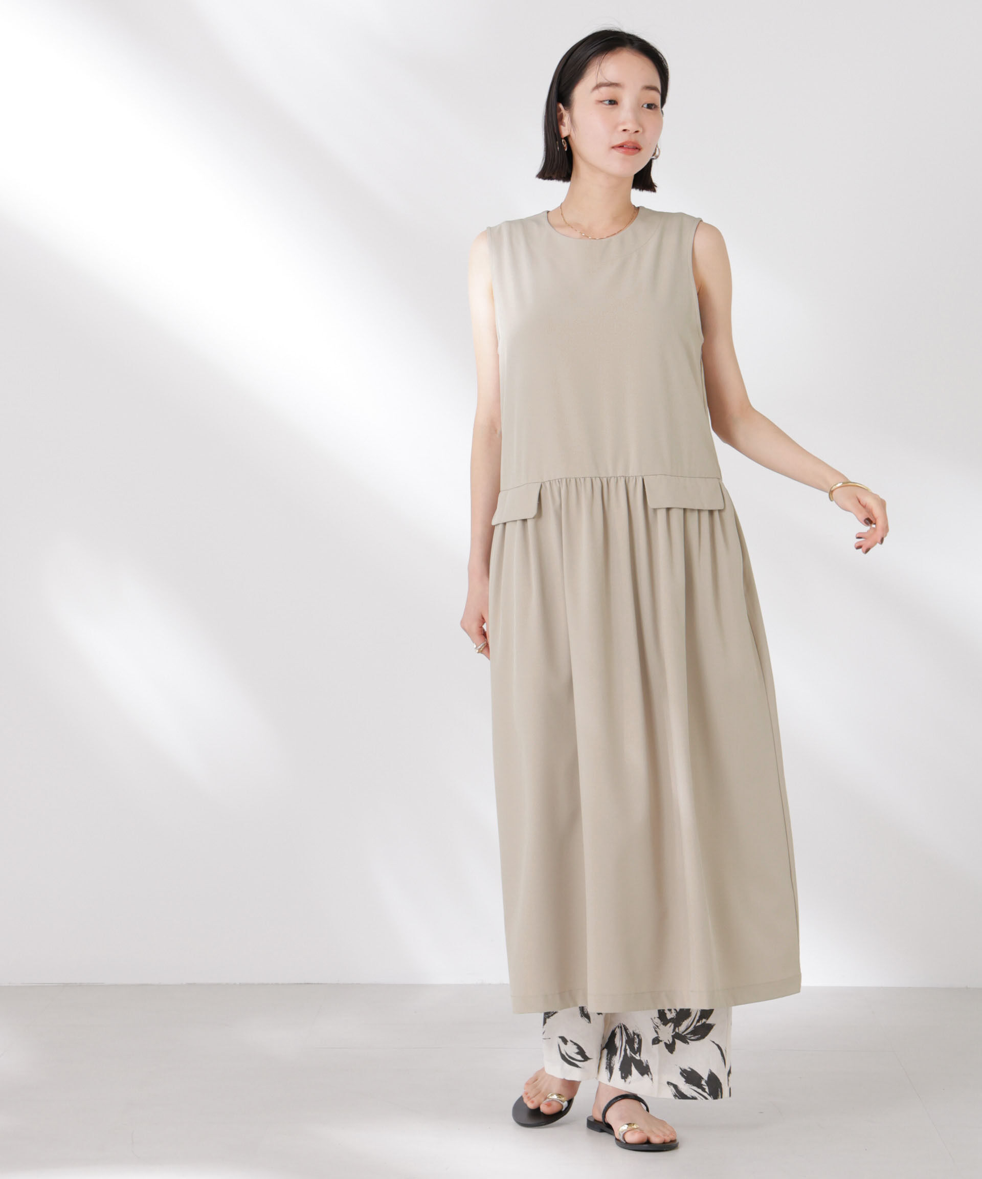 nano･universe「ウェスト切り替えワンピース」|ワンピース|