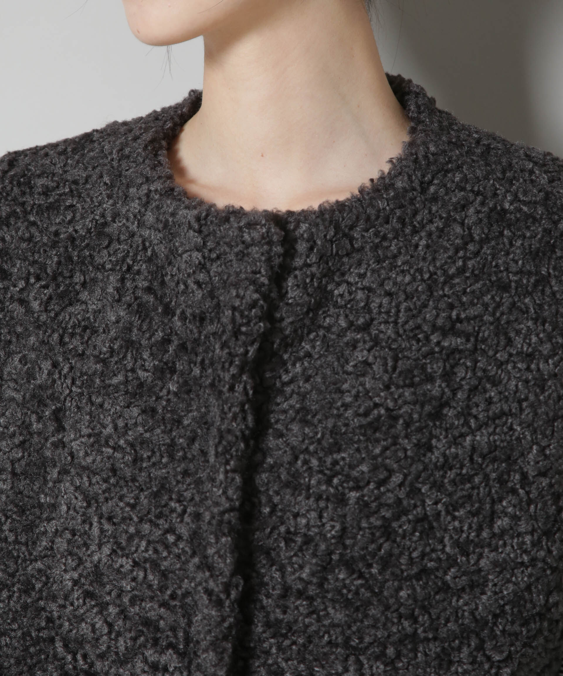 nano･universe「カーリングフェイクファージレ」|テーラードジャケット|