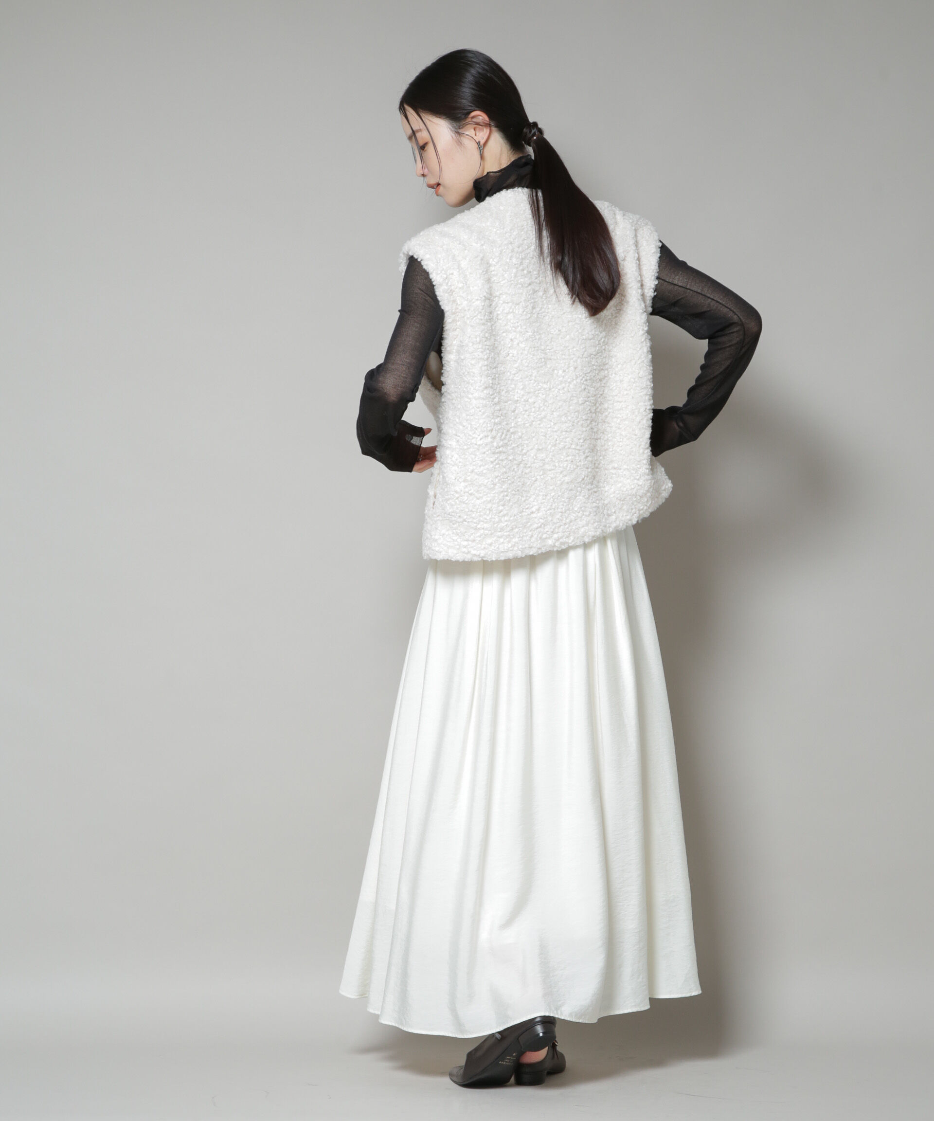 nano･universe「カーリングフェイクファージレ」|テーラードジャケット|