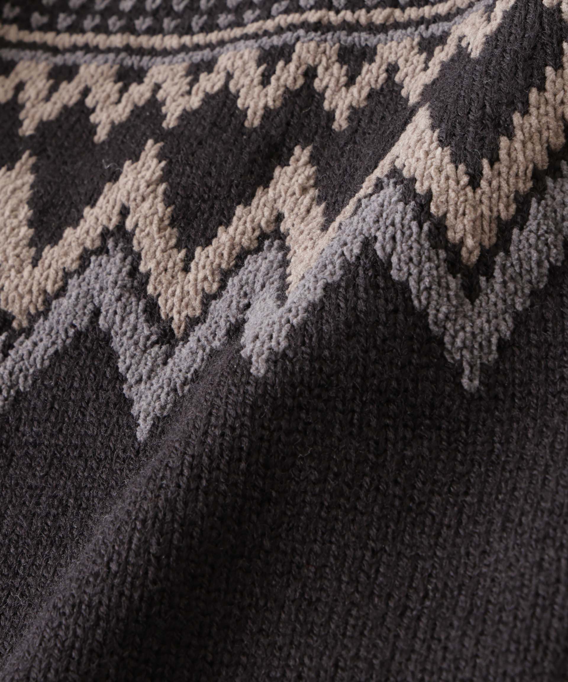 nano･universe「モールヤーンノルディックニット」|ニット・セーター|