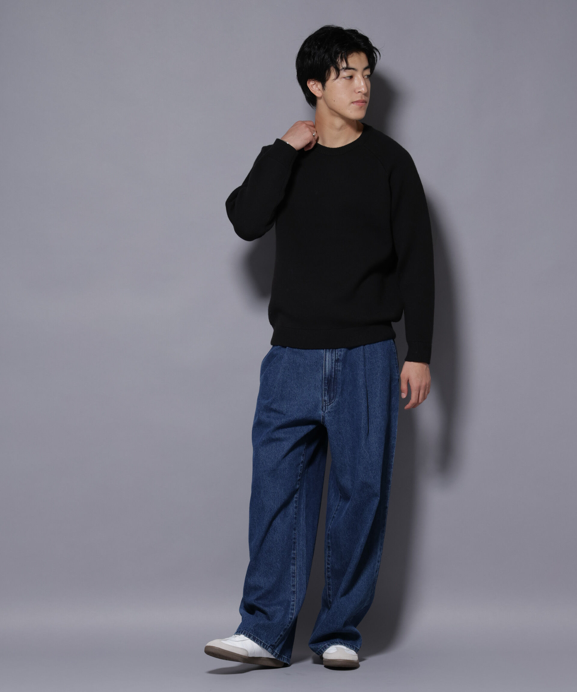 nano･universe「ウォッシャブル ダブルフェイスニット」|ニット・セーター|