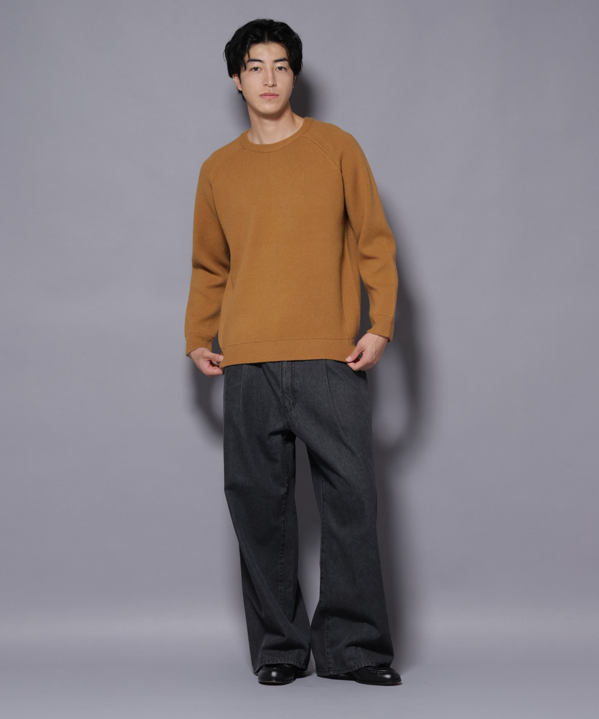 nano･universe「ウォッシャブル ダブルフェイスニット」|ニット・セーター|