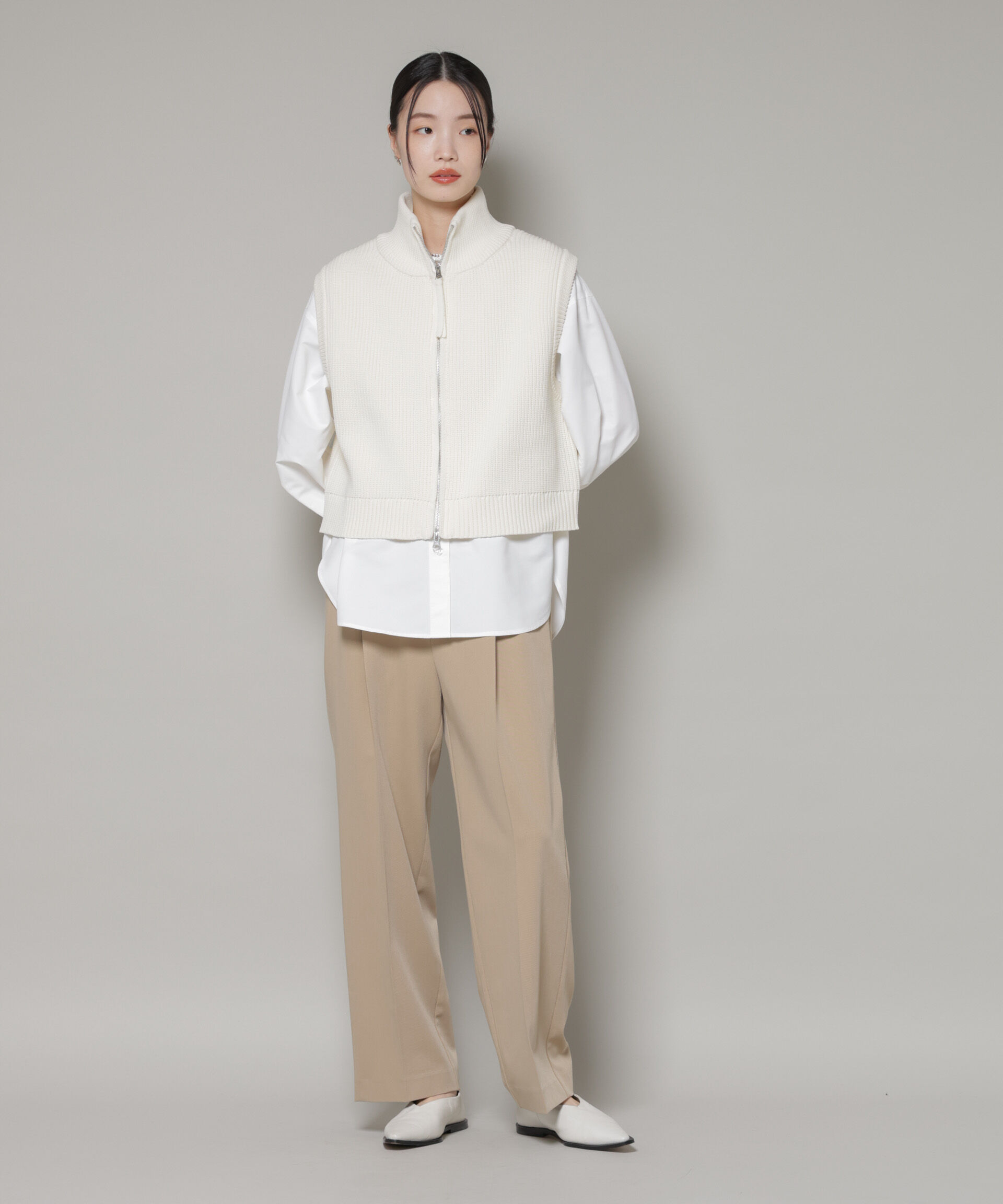 nano･universe「コットンライクタイプライターベーシックシャツ」|シャツ・ブラウス|