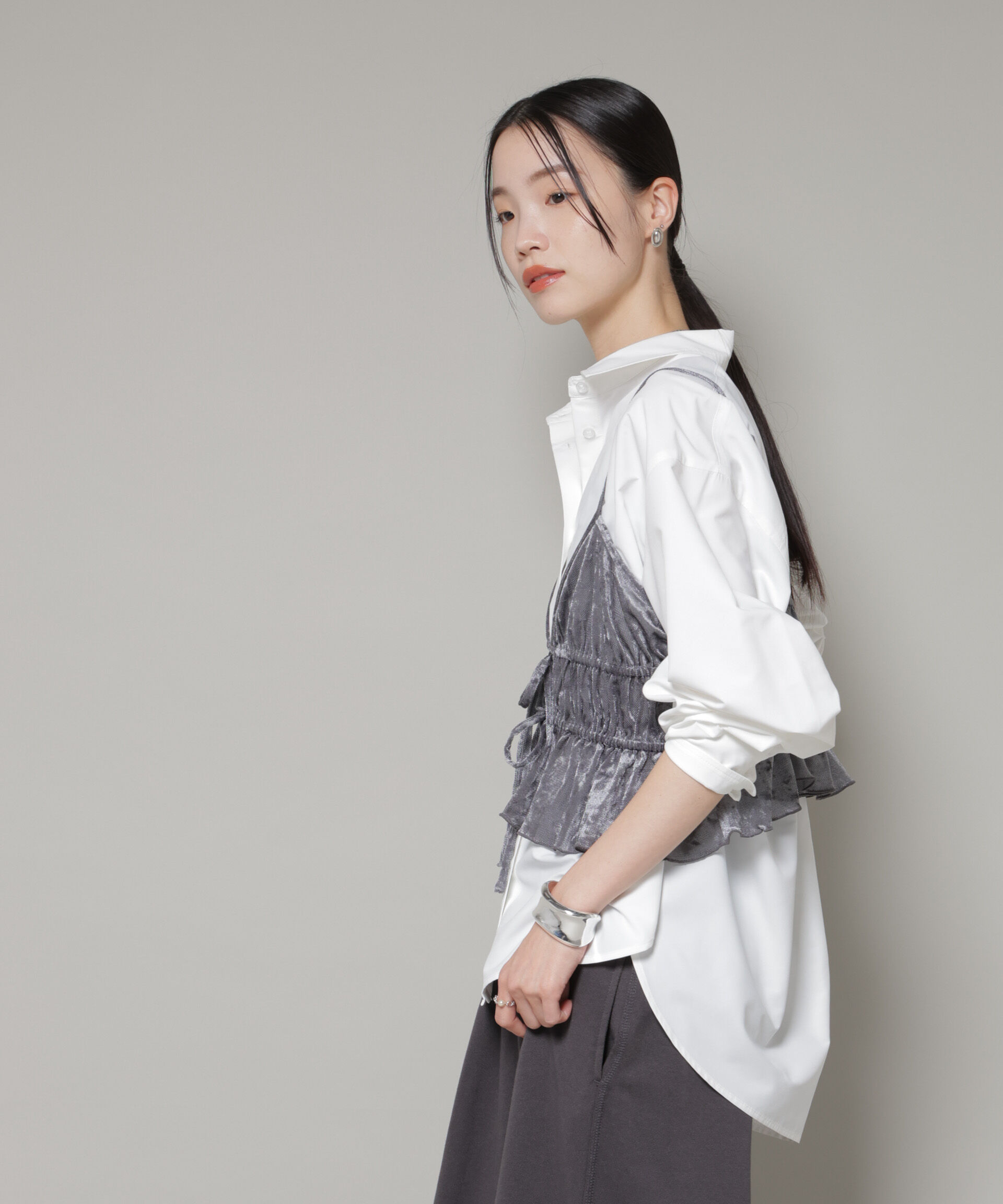 nano･universe「コットンライクタイプライターベーシックシャツ」|シャツ・ブラウス|